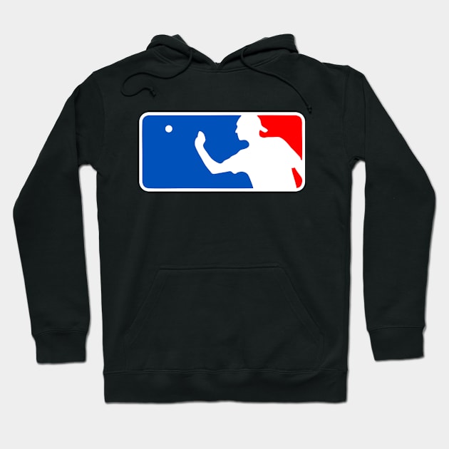 Major league beer pong Hoodie by Pikan The Wood Art